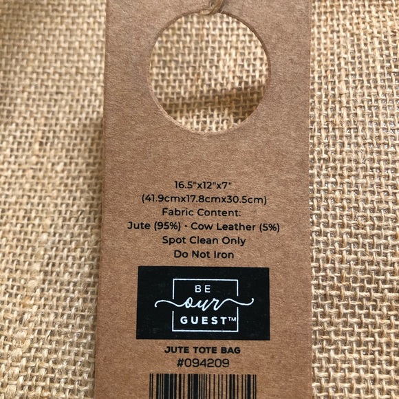 🌸HOST PICK🌸ECO-Friendly Jute Tote Bag NWT - Picture 8 of 8